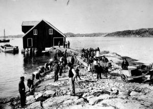 Ludvig Williamsens klippfiskbrygge på Draget.